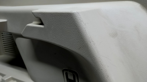 Left arch trim Nissan Rogue 14-20 beige, under 2 rows, scratches, abrasions