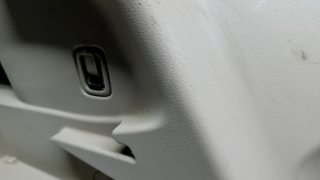 Left arch trim Nissan Rogue 14-20 beige, under 2 rows, scratches, abrasions