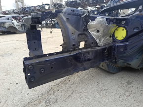 Front right quarter BMW 3 F30 16-18 on the body, blue