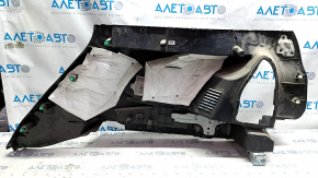 Left arch trim Nissan Rogue 14-20 black under 2 rows, worn, scratches, without plug
