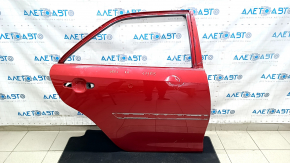 Door assembly rear right Toyota Camry v50 12-14 red 3R3, dented, bump