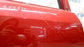 Door assembly rear right Toyota Camry v50 12-14 red 3R3, dented, bump