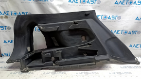 Left arch trim Nissan Rogue 14-20 black under 2 rows, worn, scratches, without plug
