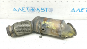 Downpipe with catalytic converter BMW 5 G30 18- 530e hybrid