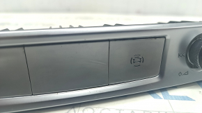 Audi A6 C8 19-23 central console button block chrome for parking sensors and 360 cameras, pokes
