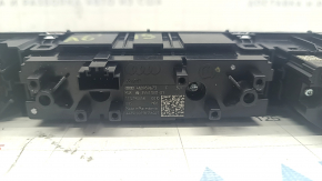 Audi A6 C8 19-23 central console button block chrome for parking sensors and 360 cameras, pokes