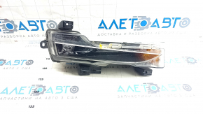 Fog light right Tesla Model 3 18- with turn signal, without corrector, sand, broken mount