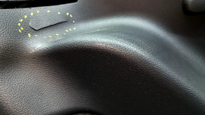 Left arch trim Infiniti QX50 19-20 cracked, black, scratches
