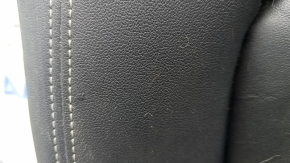 Rear row of seats 2nd row Audi A6 C8 19 - leather dark gray with black, for dry cleaning, pokes on leather, tear