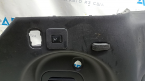 Arch trim left Infiniti JX35 QX60 13-20 for electric 3rd row, black, with button, scratches