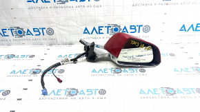 Side Mirror Right Tesla Model 3 18-20 13+1 Pins, Heated, Red PPMR, Chrome