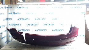 Rear bumper bare Tesla Model 3 18- red PPMR, torn, rubbed on the spare part