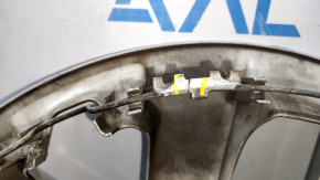 Wheel cap R17 Nissan Rogue 14-20 curb, 2 broken fasteners