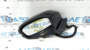 Side mirror left Honda CRV 23- turn signal. heated, BSM, 6 pins, black, scratches