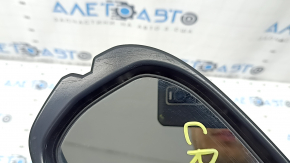 Side mirror left Honda CRV 23- turn signal. heated, BSM, 6 pins, black, scratches