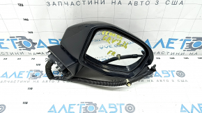 Side mirror right Honda CRV 23- turn signal, heated, BSM, 6 pins, black, scratches