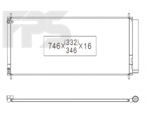 Air conditioner radiator condenser Acura TLX 15- KOYORAD Japan