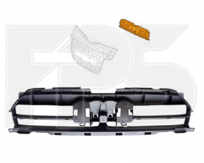Fastening of radiator grille Audi A4 B8 13-16 rest