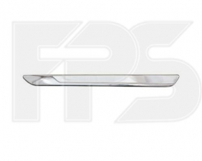 Rear bumper molding side right Ford Explorer 18-19 rest chrome