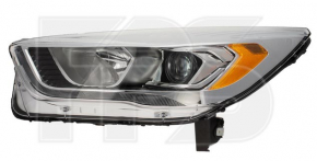 Headlight front left complete Ford Escape MK3 17-19 rest halogen+led light