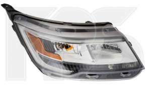 Front left headlight complete Ford Explorer 16-19 rest, halogen + LED, light