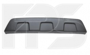 Rear bumper lip Ford Ecosport 18-22 gray Black structure