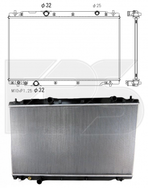 Radiator cooling water Honda CRV 17-19 2.4