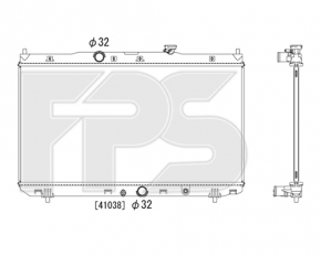 Radiator cooling water Honda Clarity 18-21 usa