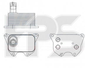 Oil cooler for internal combustion engines VW Tiguan 09-17
