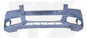 Bare front bumper Audi A4 B8 08-12 prerest Under headlight washer, without parking brake