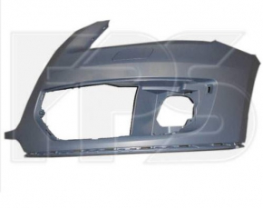 Bare front bumper left side Audi Q5 8R 09-12 prerest Under washer, without parking