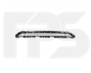 Lower grille of the front bumper Audi Q3 16-17 for a solid bumper