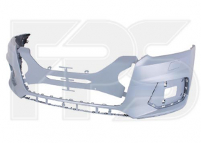 Front bumper bare Audi Q3 16-17 one-piece
