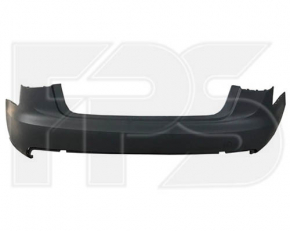 Bare rear bumper Audi A6 C7 12-15 pre-rest without parking sensors