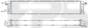 Intercooler radiator Audi A6 C7 16-18 3.0T 720X133X54 NISSENS