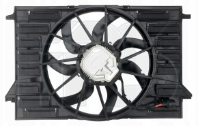 Diffuser radiator shroud assembly Audi Q7 16- 2.0T, 3.0T for 1 fan