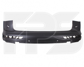 Bare rear bumper upper part Audi Q5 80A 21-24 for 4 parking sensors