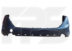 Front bumper bare Ford Edge 15-18 prerest EUR scratches