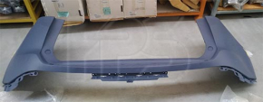 Rear bumper bare Ford Edge 15-18 pre-rest without parking sensors FPS