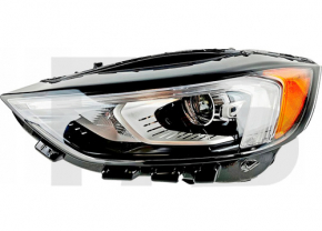 Headlight front left complete Ford Edge 19- BI-LED type 2, yellow turn signal