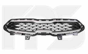 Radiator grill grill Kia Forte 19-21 structure, gray moldings