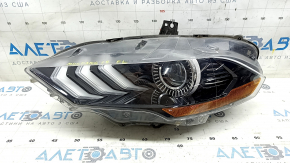 Headlight front left complete Ford Mustang mk6 18- LED, sand, scratches