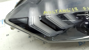 Headlight front left complete Ford Mustang mk6 18- LED, sand, scratches