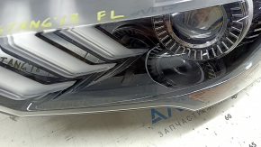 Headlight front left complete Ford Mustang mk6 18- LED, sand, scratches