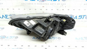 Front right headlight complete Ford Mustang mk6 18- LED, broken mount, broken guides, scratches