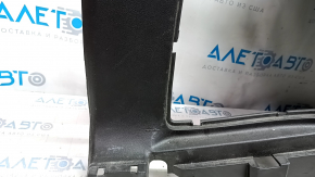 Left arch trim Toyota Sequoia 08-16 black, with beige insert, with beige armrest, scratches, tear, broken guides