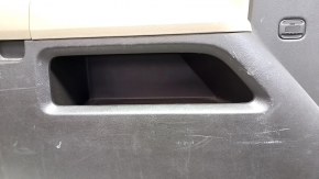 Left arch trim Toyota Sequoia 08-16 black, with beige insert, with beige armrest, scratches, tear, broken guides