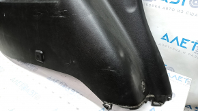 Left arch trim Toyota Sequoia 08-16 black, with beige insert, with beige armrest, scratches, tear, broken guides