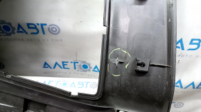 Left arch trim Toyota Sequoia 08-16 black, with beige insert, with beige armrest, scratches, tear, broken guides
