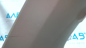 Left arch trim Toyota Sienna 11-14 dark gray, with beige insert, without curtain, rubbed, scratches